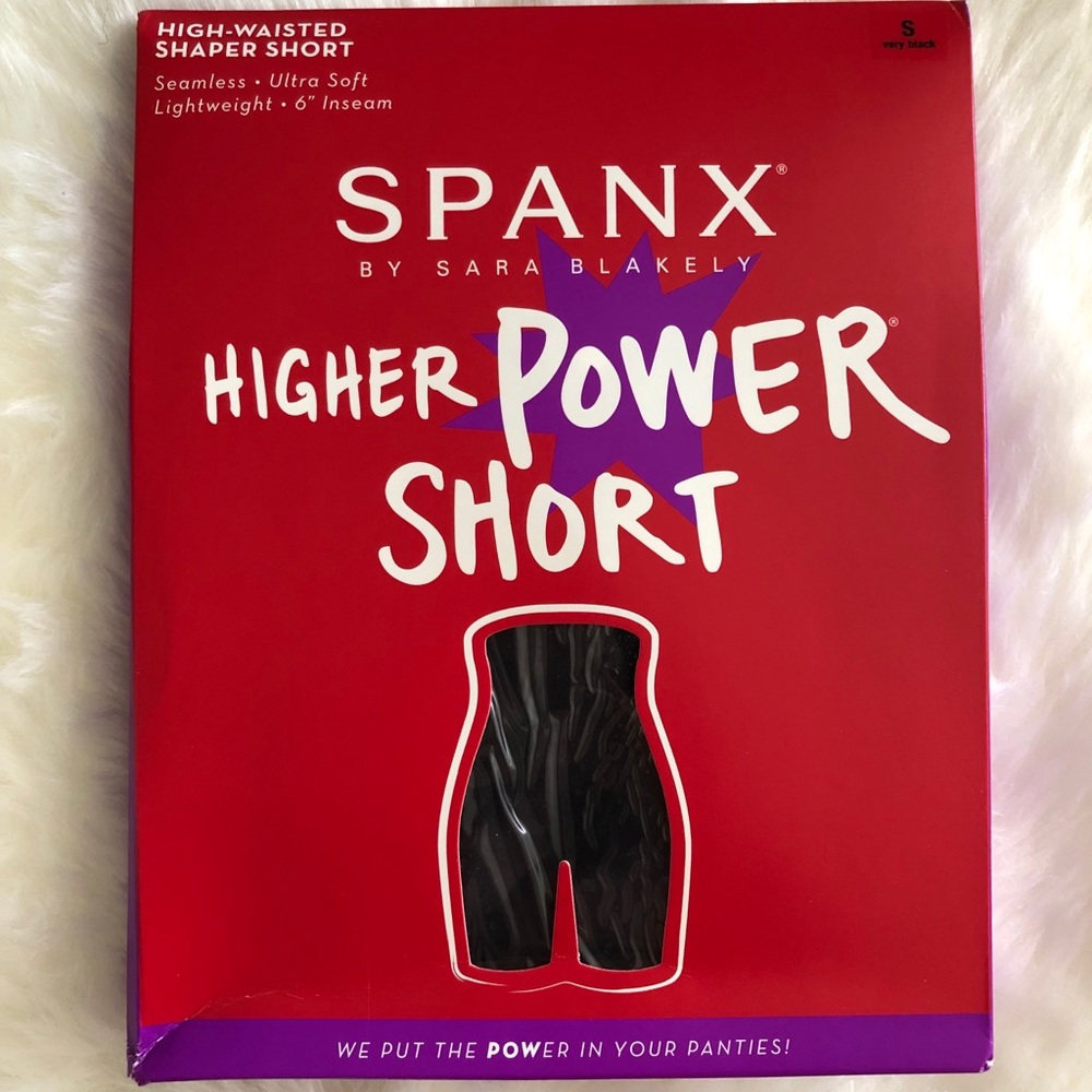 SPANX Higher Power Short Very Black Small